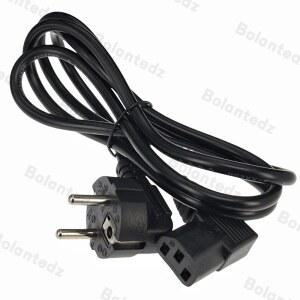1.5M/5FT EC 320 C13 주전자 90 직각 유럽 유로 2 핀 원형 AC EU 플러그 전원 케이블 리드 코드 PC 150CM