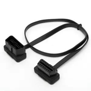 OBD2 연장 케이블 60Cm 플랫타입 ELM327 HUD 블랙박스