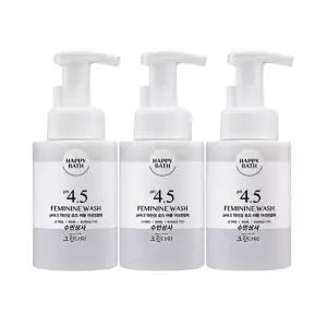 해피바스 pH4.5 약산성 로즈 버블 여성청결제 300ml x3개