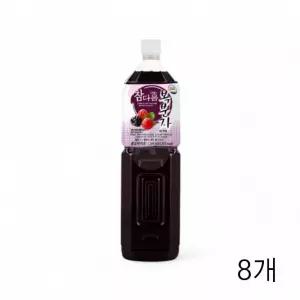 TBZ 참다음 복분자 5배희석 1.5L X 8개 음료베이스 복분자원액 카페 식자재 과일원액