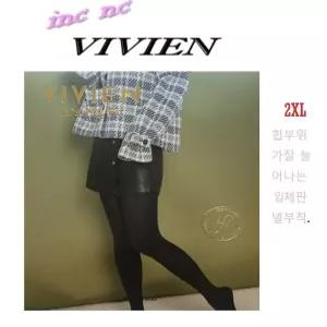 [비비안]힙이편안한 두꺼운 80D 볼륨타이즈 (2XL)TS6428EIC
