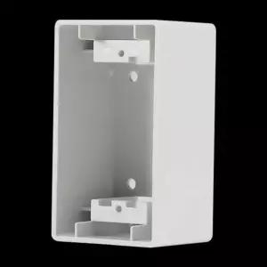 PVC 노출BOX 콘센트 승압 1개용 54MM 75x120