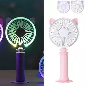 충전식 LED 고양이 핸디선풍기 USB