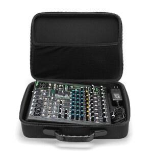 아날로그 케이스 Mackie ProFX10V3 / Yamaha MG10XU - 컴팩트 펄스 하드 | 내구성 좋은 몰딩 EVA 케이스, 뛰어난 보호력, 컴팩트한 디자인과 정밀한 맞춤형 핏, 편안한 손잡이, 부드러운 지퍼