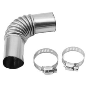 24mm 엘보우 파이프 에어 디젤 주차 히터 배기 튜브 커넥터 클립 포함 웹스토 보트 자동차 난방 부품