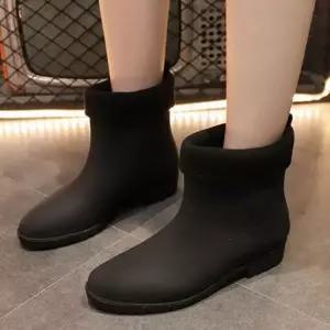 레인부츠 여성 겨울 방한 기모내피 패션 여성방한화