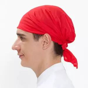 청결용품 머리두건 청결모자 원색 레드 주방