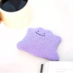 포켓몬스터 메타몽 코스터/컵받침/귀여운/캐릭터/유리컵/찻잔/티매트/논슬립/다용도/가정용/테이블/식탁
