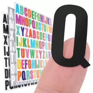 알파벳 컷팅 스티커 A-Z 높이 2.5cm 이니셜 네임 라벨