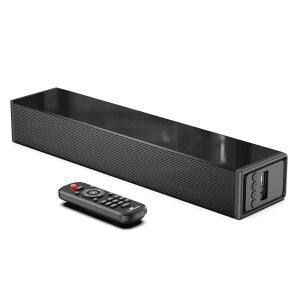 LARKSOUND TV PC 게임 서라운드 사운드 미니 스피커 ARC 가능한 연결이 사운드바 광학 시스템용 AUX USB 소형 블루투스 HDMI TV