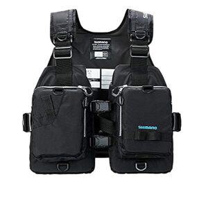 시마노 (SHIMANO) 라이프 재킷 플로팅 베스트 게임 베스트 라이트 VF-068T 프리 블랙
