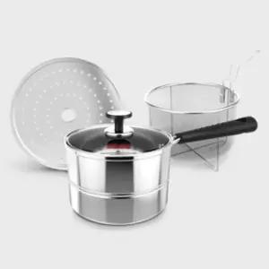 라면냄비 찌개냄비 찜냄비 채반 스테인리스 찜기 국수냄비 생선찜기 16cm