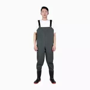 일체형 전신 방수 멜빵 작업복 방수웨이더 해루장비