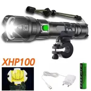 XHP100 LED 자전거 전조등 라이트 랜턴 손전등 안전등