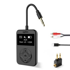 LE Aud o Bluetooth 5.4 게임용 AptxLossless Auracast LC3이 포함된 TV 헤드폰용 오디오 송신기 어댑터 음악 시청-Elect