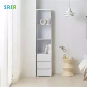 [SASA]사사가구 벨라 6칸 400 3단 서랍장 책장 틈새장 수납장
