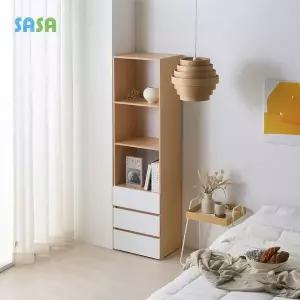 [SASA]사사가구 벨라 6칸 500 3단 서랍장 책장 틈새장 수납장