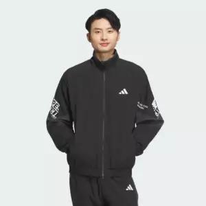 아디다스 자켓 RQK KA1265 워딩 팩 루즈 핏 메쉬 라인드 우븐 재킷
