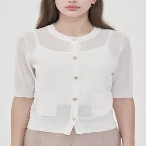 [올리비아로렌]라운드 포켓 가디건 VOBBC5M4421 EIC