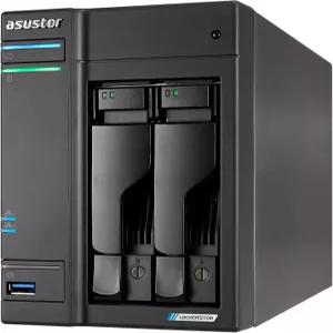 Asustor Lockerstor 2 Gen2+ AS6702T v2 베이 NAS 인텔 쿼드코어 CPU 듀얼 5GbE 포트 4GB DDR4 4개의 M.2