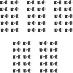 Darmly 50Pcs 실리콘 라이터 홀더 슬리브 클립 보호 커버 흡연 액세서리 접이식 열쇠고리 포함