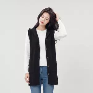 [PAT 여성] 롱 후드 베스트_1J83102