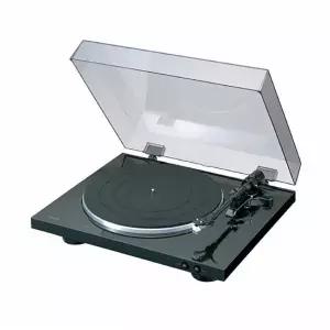 데논 DP-300F 턴테이블 + 음반 세척용 라벨보호기