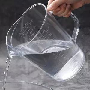 PC 투명 계량컵 2000ml 플라스틱 대용량 이유식 계량컵 비커 비이커