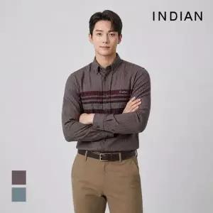 [INDIAN] 포인트 스트라이프 셔츠_MITNLYF9106