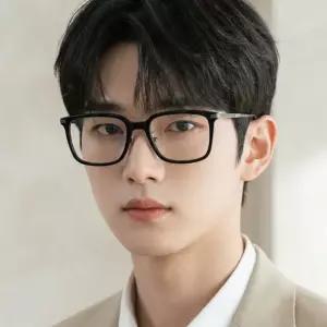 안경테 EZ5265 H 001 명품 사각 뿔테 안경 여자 남자
