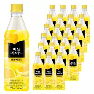 미닛메이드 레몬에이드 350ml 24개 간식 학교 어린이집 만들기 생일 학원