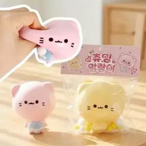 고양이 츄잉츄잉 말랑이 1개 동물 촉감놀이 주물럭