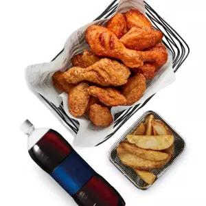 [교촌치킨] 반반콤보웨지감자세트