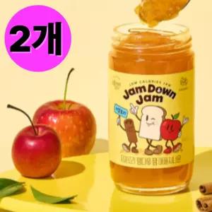 복음자리 저칼로리 잼다운잼 애플시나몬 병 235g X2개 BNS