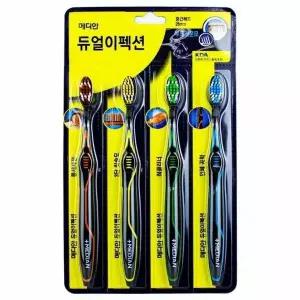 [하프클럽/알티피아]메디안 듀얼이펙션 칫솔 부드러운모 4개입