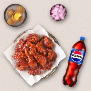 [멕시카나] 땡초치킨+더블치즈볼+콜라1.25L