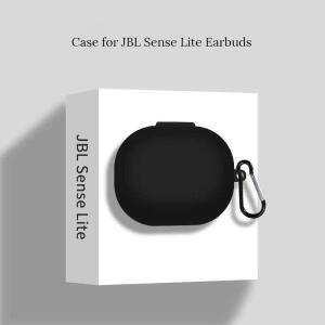 실리콘 케이스 JBL호환 Sense Lite 진정한 무선 이어폰 Carabiner 임팩 방지 슬림 보호 커버 이어 버드