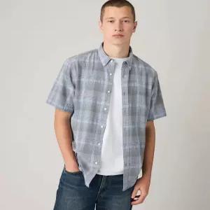 LEVIS 프리미엄 남성 버튼다운 경량 플레이드 반팔셔츠 A9161-0037 LE1222203646