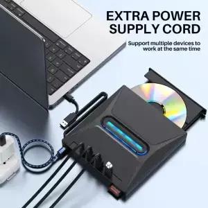 외장형 CD DVD 버너 블루레이 CD/DVD+/-RW 드라이브 SD 카드 리더기 ROM 노트북 데스크탑용 플레이어