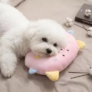 강아지쿠션추천 애견캐릭터 수면용품 반려동물 돼지 귀여운 타원형 고양이 베개