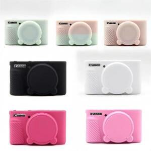 소프트 카메라 실리콘 케이스  스킨 백 캐논 파워샷 SX730 용 고무 커버 렌즈  캡 포함