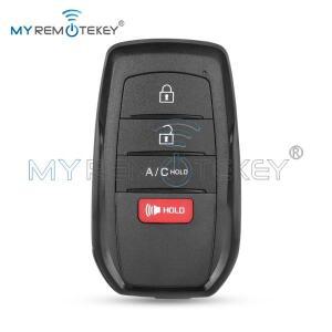 REMTEKEY FCC HYQ14FBX 스마트 키 쉘 4버튼 A/C 2023 Toyota bZ4X PN 8990H-42510
