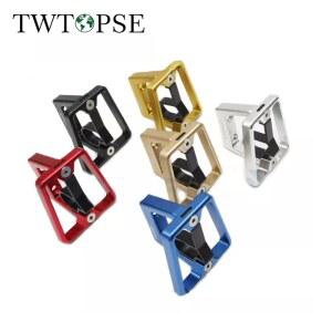 TWTOPSE 자전거 프론트 백 캐리어 블록 브래킷 Brompton 3S xty P kes 접이식 자전거 S 백 바구니 FCB 거치대 랙 ACEOFF