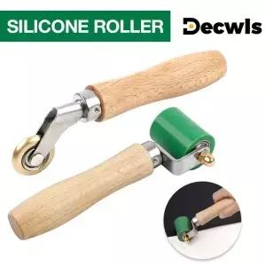 40mm 실리콘 핸드휠 황동 압력 롤러 수동 용접 도구 고온 내성 바닥 PVC/TPO/EPDM 소재에