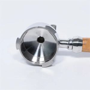 Delonghi Ec685 액세서리용 바닥 없는 포터필터 51mm 더블 스파우트 커피 메이커용 하단 필터 홀더 헤드