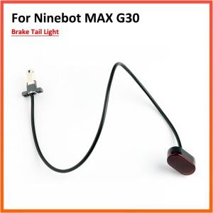Ninebot Max G30 전동 스쿠터 방수 신호 번호판 브레이크 라이트 액세서리 용 후방 펜더 미등