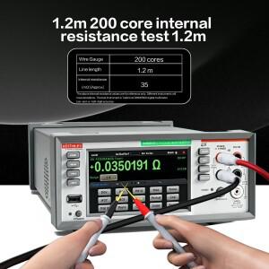 i2C 200코어 120CM 실리콘  리드(금도금 팁 포함)  멀티미터용 고온 저항성 직선 플러그