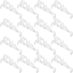 36개의 2.5인치 아크릴 발란스 클립 창문 블라인드용 교체품 가로형 목재 및 액세서리를 위한 히든 채널