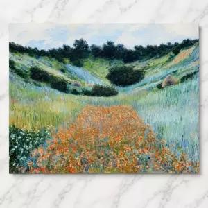 클로드 모네 지베르니 근교의 양귀비 들판 캔버스 그림 25호 60.6x80.3cm