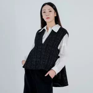 [롯데백화점]메지스 트위드체크 조끼 XC0WD03VT0